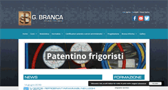 Desktop Screenshot of gbranca.it